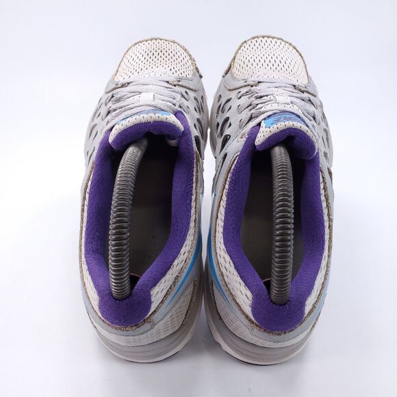 Nike Dual Fusion Run 2 Athletic Running Shoe Womens Size 6 599564-010 Gray Blue - Picture 4 of 9